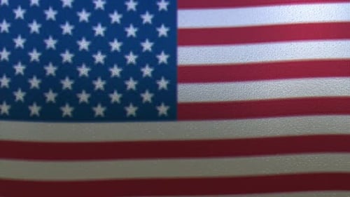 Waving American Flag for National Celebrations