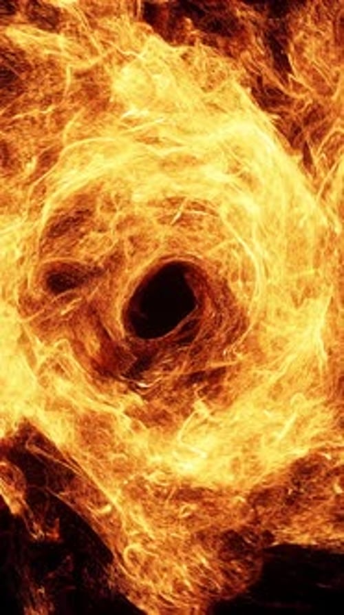 Abstract Fiery Vortex Energy Reveal