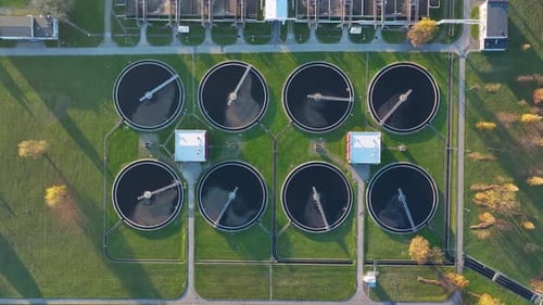 Urban wastewater treatment plant provides modern water purification