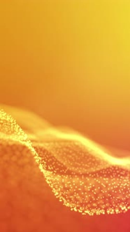 Wave particles background Vertical looped video