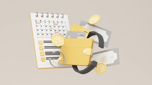 Financial Planning with Wallet and Calendar