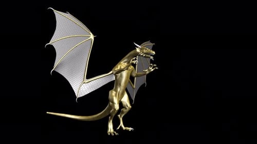 Golden Dragon - Frightening Loop - Seitenansicht LS - Alphakanal