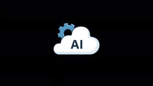 Animated Ai Technology Concept Video - Transparent