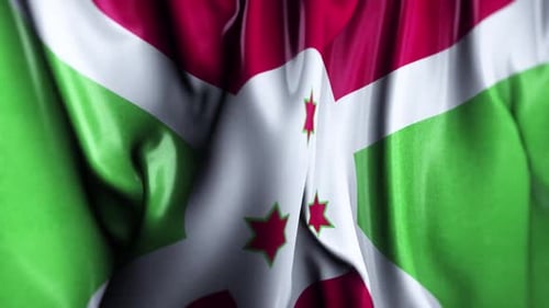 Burundi Waving Flag