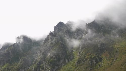 Mountains and Fog Cloud