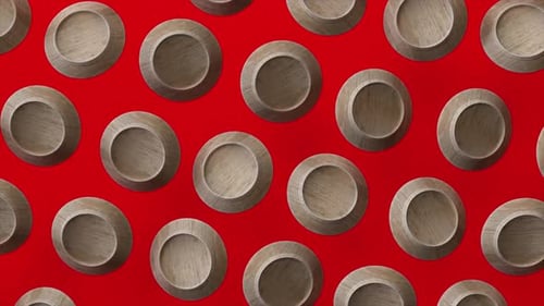 Seamless Looping Pizza Pattern Background Animation