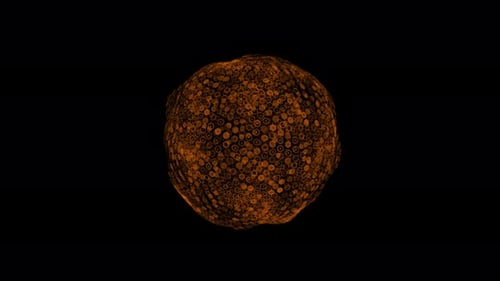 3D Liquid Fantasy Sphere | 4K