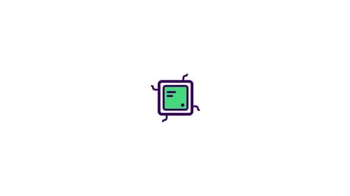 Cpu Processor Icon animation