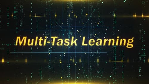 Digital Grid Background with Sci-fi Text Reveal