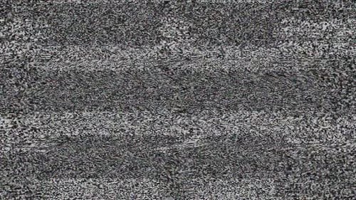 Abstract Static Noise Flicker Effect
