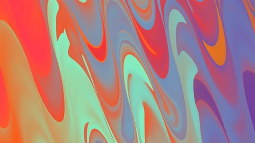 Abstract Fluid Colorful Gradient Loop Background Animation