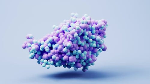 Estructura biológica de la proteína orgánica