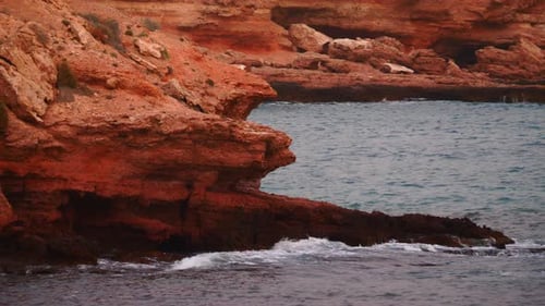 Sea Coast with Cliffs.