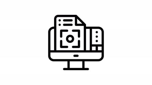 Animation des Druckliniensymbols