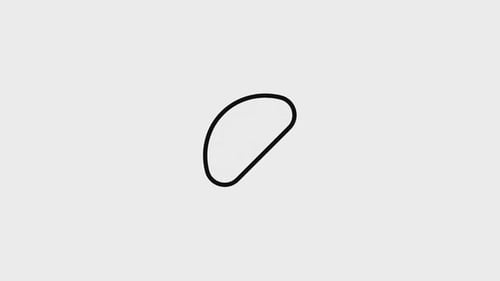 Minimalist Line Art Animation of Toast Preparation Icon