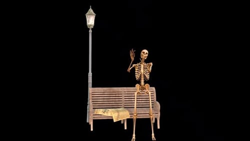 Skeleton Standing Clap