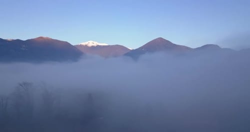 Fly Above Foggy Valley