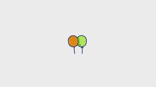 Balloons Animated Icon
