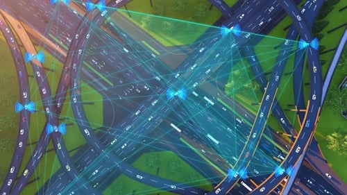 Smart Transportation Network In A Technologically Advanced City