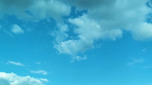 Timelapse clouds from a magnificent sky