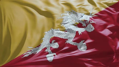 Nouveau drapeau du Bhoutan