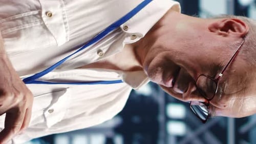 Vertical Technician Does Server Hub Management
