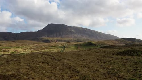 Aerial View of the Muckish Mountain in Donegal Republic of Ireland