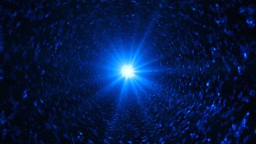 Blue Circle Scifi Futuristic Technical Sciencefiction Tunnel Flight Into Web Structure Abstract Neon