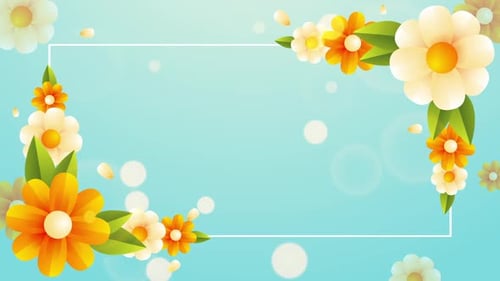 Spring Floral Flower Background