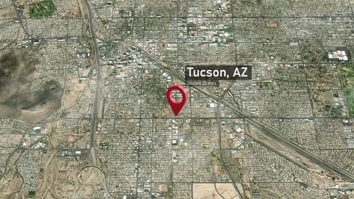 Tucson City Zoom (AZ, United States) from Space to Earth