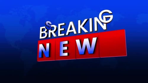 Dynamic 3D Breaking News Title Animation