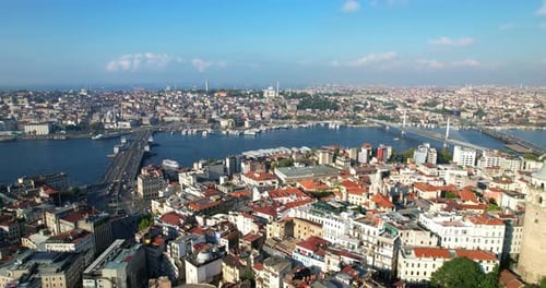 Aerial View of Istanbul Turkey