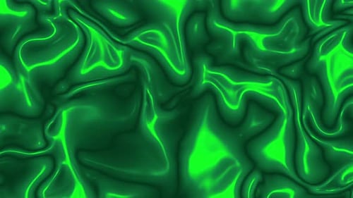 Green Fluid Plasma Glowing Abstract Seamless Loop Background