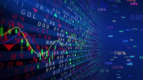 Stock Market Trading And Price Charts