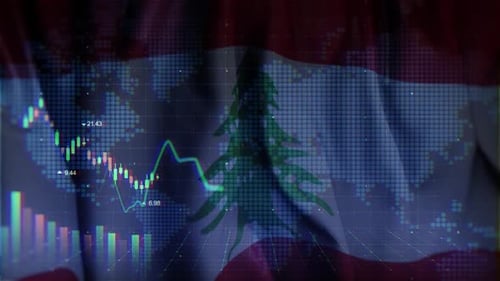 Lebanon Waving Flag Terms In The Stock Market
