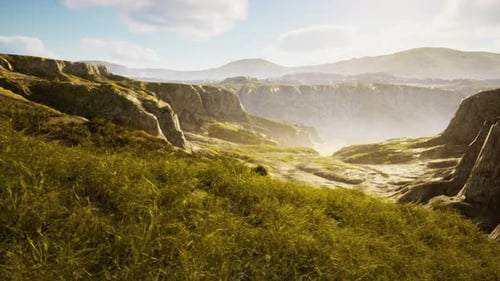 Trekking im Himalaya-Gebirge Nepals mit wunderschönen Hügeln