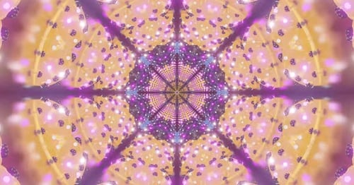 Art abstrait au néon