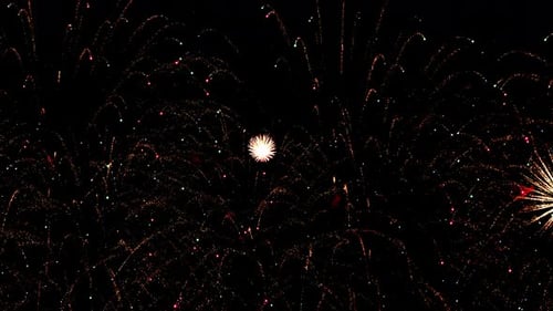 Buntes Feuerwerk