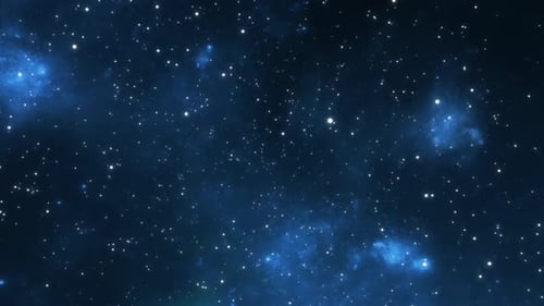 Space journey through beautiful outer space. Billions of stars in the Milky Way galaxy.