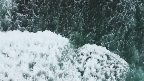 Indian Ocean Waves aerial