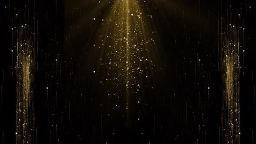 Golden Particles Spotlight Particles Awards