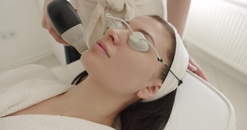 Laser Hair Removal on Fair-Skinned Young Adult Woman
