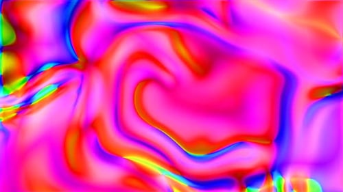 Fond de
mouvement liquide coloré abstrait. Liquide conceptuel fluide brillant animé