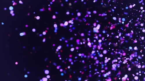 Purple and blue glitter sparkles