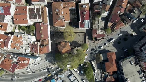 Aerial view of Istanbul downtown, Turkey.
