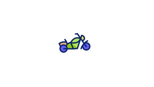 Motorcycle Animated Icon