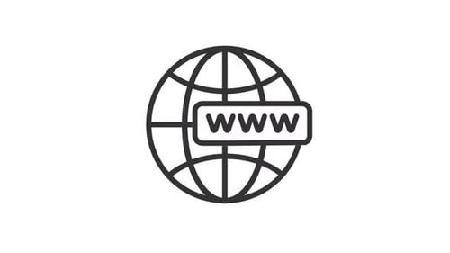 Animated Website Linear Icon