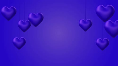 Fond bleu de la Saint-Valentin avec amour
