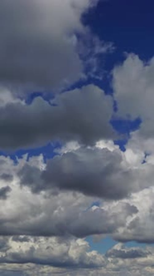 timelapse with beautiful clouds moving