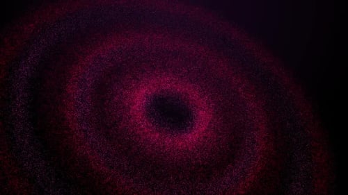 Glowing Abstract Particle Swirl Background Loop